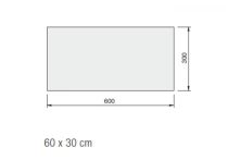 Eternit Ortplatte glatt 60 x 30 cm, blauschwarz, HAN.: 16137
