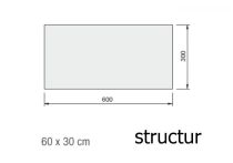 Eternit Ortplatte structur 60 x 30 cm, blauschwarz, HAN.: 15877