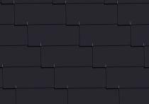 Eternit Rechtecker glatt für Links-Rechtsdeckung mit zwei Löchern, blauschwarz 30 x 20 cm