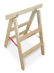 Euroline Holz-Tapezierbock mit Comfort-Breitsprosse Nr. 11504 | 2 x 2 Sprossen