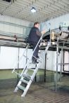 Euroline Treppe - Steigwinkel 45° - Stufenbreite 600mm Nr. 510 | 4 Sprossen