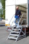 Euroline Anstieg - Steigwinkel 45° - Stufenbreite 600mm Nr. 514 | 2 Sprossen