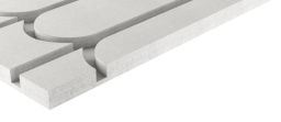 Fermacell Therm25 Fußbodenheizelement aus Gipsfaser-Platte mit Längs- & Umlenk-Nuten - 1000x500 mm