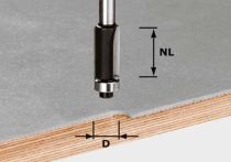 Festool Bündigfräser HW Schaft 8 mm HW S8 D12,7/NL25