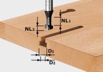Festool T-Nutfräser HW Schaft 8 mm HW S8 D10,5/NL13