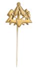 FHB EBERHARD Anstecknadel Maurer gold