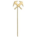 FHB HELLFRIED Anstecknadel Dachdecker gold