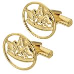 FHB LEONARD Manschettenknopf Zimmermann gold
