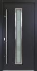 FM Aluminium Haustür AC 68 Modell 01 Anthrazit mit Dreifachverglasung