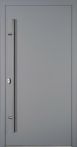 FM Aluminium Haustür P 90 Maßanfertigung Modell 00 - Grau / Weiß bis 1300x2500 mm