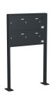 Knobloch Briefkastenanlage FS41-200-P, Farbe: RAL 7016 Anthrazitgrau glatt matt