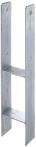 Alberts H-Pfostenträger feuerverzinkt 300x600x60 mm - Stärke 5 mm