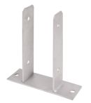 Alberts U-Pfostenträger Edelstahl 200x60x50 mm zum Aufschrauben
