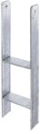 Alberts H-Pfostenträger feuerverzinkt 300x600x60 mm - Stärke 6 mm