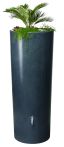 GARANTIA STONE 2in1 Regenspeicher 350 Liter lava mit integrierter Pflanzschale