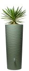 GARANTIA NATURA 2in1 Regenspeicher 350 Liter sahara mit integrierter Pflanzschale