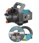 Gardena Gartenpumpe 3500/4 Set, inkl. Gartem- und Saugschlauch (01719-61)