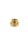 Gardena Messing-Reduzier-Gewindenippel, 26,5 mm (G 3/4)-AG / 33,3 mm (G 1)-IG