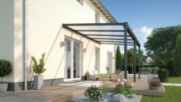 Gardendreams Terrassenüberdachung Alu anthrazit Glanz