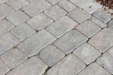 Gerwing Pflasterstein SenoloAntik - muschelkalk (meliert), Schieferstruktur, gerumpelt, tiefenimprägniert, gemischte Formate