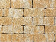 Gerwing Mauerstein GerloCastell UnoStone - beige-hell, gerumpelt, 3-seitig gespalten, 30x16,5x12,5 cm