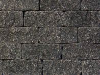Gerwing Mauerstein GerloCastell UnoStone - anthrazit, gerumpelt, 3-seitig gespalten, 30x16,5x12,5 cm
