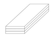 Gipskarton Gipsriegel 2 m lang, 3x12,5 mm für gleitende Deckenanschlüsse