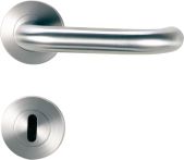 Griffwerk ELEGANZA Griffstange - einseitig - Schraubtechnik - mit aufliegendem Punkthalter