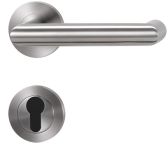 Griffwerk LUCIA PROFESSIONAL Schraubtechnik FS Panik - - Rosettengarnitur geteilter - Vierkant 9mm PZ, Edelstahl matt