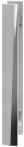 Griffwerk JETTE VISION GST - Edelstahl Optik - Griffstangen - Paar - Sensat. - für Glas - 350x40x58mm