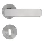 Griffwerk MINIMAL MODERN | DESIGN MANUFAKTUR GK4 Rosettengarnitur Schraubtechnik rund