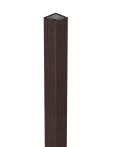 GroJa Torpfosten zum Aufdübeln, 7 x 7 x 190 cm, Anthrazit, speziell stahlverstärkt