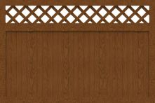 GroJa Sichtschutz Select Typ N 180 x 120 cm Golden Oak