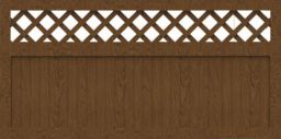 GroJa Sichtschutz Select Typ K 180 x 90 cm Golden Oak