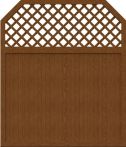 GroJa Sichtschutz Select Typ I 180 x 210/180 cm Golden Oak