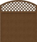 GroJa Sichtschutz Select Typ X 180 x 205/180 cm Golden Oak