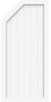 GroJa Sichtschutz Select Typ L 70 x 150/120 cm links Weiß