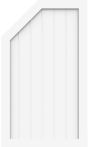 GroJa Sichtschutz Select Typ M 70 x 120/90 cm links Weiß