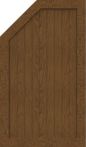 GroJa Sichtschutz Select Typ M 70 x 120/90 cm links Golden Oak