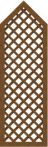 GroJa Sichtschutz Select Typ P 70 x 215/180 cm Golden Oak