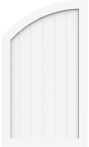 GroJa Sichtschutz Select Typ R 70 x 120/90 cm links Weiß
