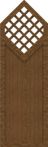GroJa Sichtschutz Select Typ D 70 x 215/180 cm Golden Oak