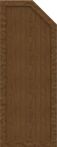 GroJa Sichtschutz Select Typ E 70 x 180/150 cm rechts Golden Oak