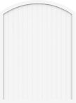 GroJa Sichtschutz Select Typ F 150 x 205/180 cm Weiß