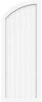 GroJa Sichtschutz Select Typ H 70 x 180/150 cm links Weiß