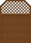 GroJa Sichtschutz Select Typ I 150 x 210/180 cm Golden Oak