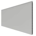 GroJa Basic-Line Stecksystem Einzelprofil, 180 x 30 x 1,9 cm, silbergrau