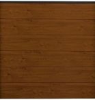 GroJa BasicLine Stecksystem, Komplettset 180 x 180 cm, Golden Oak, ohne Pfosten