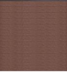 GroJa Solid Steckzaun quadratisch 180x180 cm, Terra, ohne Pfosten