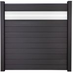 GroJa Solid Komplettset, 180 x 180 cm, anthrazitgrau, ohne Pfosten